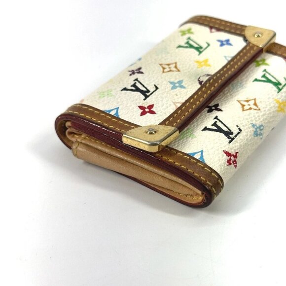 LOUIS VUITTON MonogramMulticolore Porto Monnaie-Plat Wallet coin purse - Picture 3 of 13